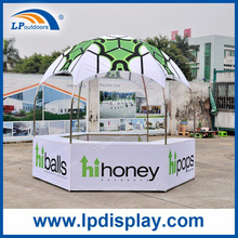 Dia3X2.6m Hexagon Dome Kiosk Tent для рекламных акций